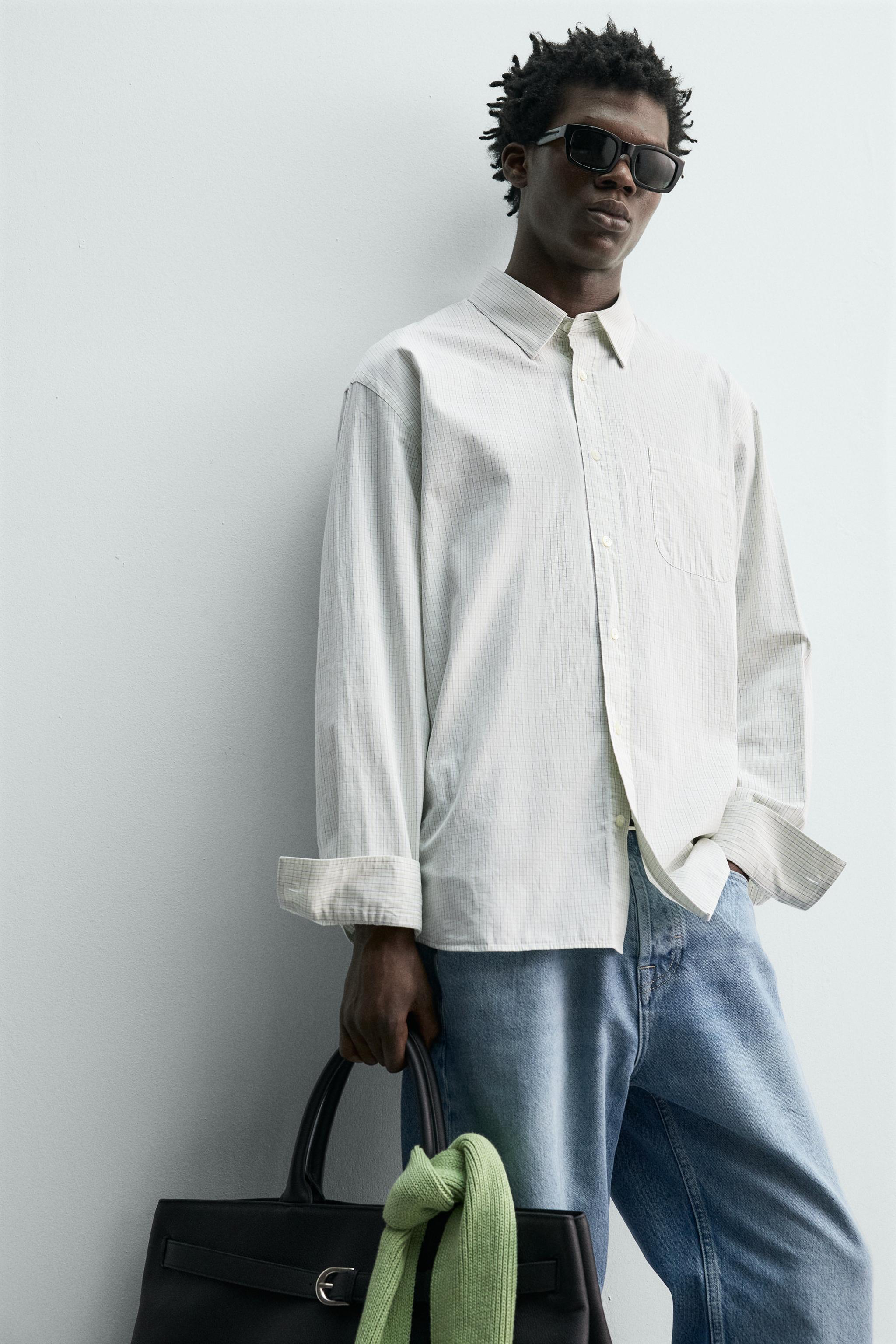 CHECK POPLIN SHIRT
